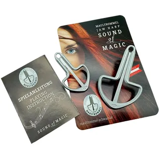 Maultrommel Original Schwarz Duo Edition Set mit Anleitung Mundtrommel Österreich Geschenk