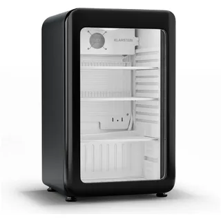 Mini Retro-Getränkekühlschrank (93 l, 825 mm hoch, Schwarz)