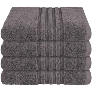 Handtüch 4 x 50 x 100 cm anthrazit