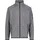 Knit tech mélange Fleecejacke Grau 46