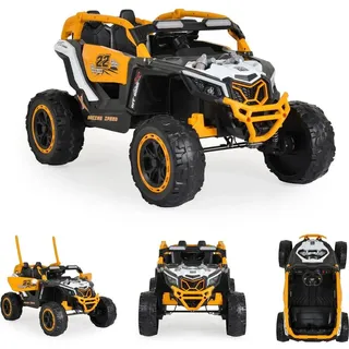 Moni Jeep Kansas Elektrofahrzeug orange, weiß (12 V)