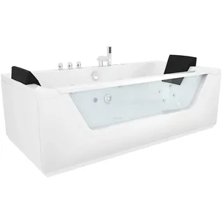 AcquaVapore Whirlpoolbadewanne 180 x 90 cm (W83-C)