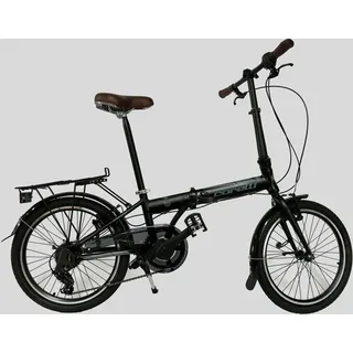 Toys Store 20 Zoll Alu Faltrad Klapprad Shimano 7Gang-Schaltung Klappfahrrad schwarz/blau