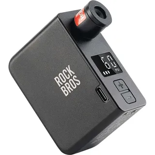 ROCKBROS Elektrische Fahrradpumpe Mini-Pumpe 120PSI mit LED-Display