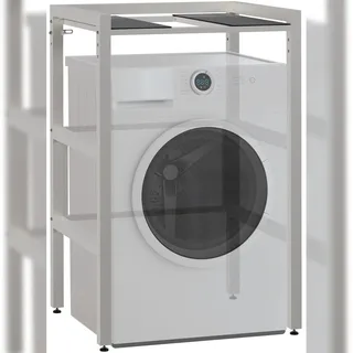 CLP Waschmaschinenregal Gannet weiß