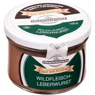 Wildfleischleberwurst im Glas 160g – Dürrröhrsdorfer Premium Qualität