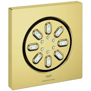 Grohe Seitenbrause 26802 Rainshower Aqua eckige Form cool sunrise gebürstet, 26802GN0 26802GN0