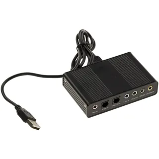 KALEA-INFORMATIQUE Externe USB-Soundkarte - 6-Kanal 5.1-Sound mit digitalem SPDIF-Eingang und -Ausgang.