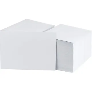 500 Stück C5 Weiße Briefumschläge ohne Fenster, selbstklebender Haftfix Verschluss, Papierumschläge, Kuverts für Geschäftskommunikation, Einladungen, Briefe