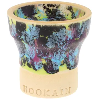POT Mehrloch Shisha Kopf aus Stoneware – Keramikkopf, 10–13g Depot, Handmade in Spanien (Velvet)