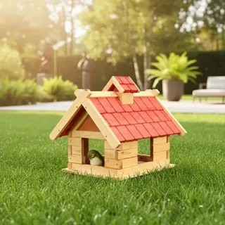 Mucola - Vogelhaus Vögelhäuschen Holz Vogelfutterhaus Futterhaus Xxl Vogelvilla Vogel