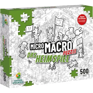 Edition SPIELWIESE, MicroMacro Puzzle: Heimspiel, Puzzle für kreative Entdecker, Detektivspiel, 40 spannende, 2 Fälle zum Download, Für 1 Spieler ab 6 Jahren