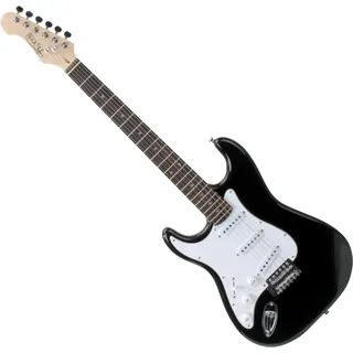 Rocktile Pro ST3-BK/RW-L Linkshänder E-Gitarre Black
