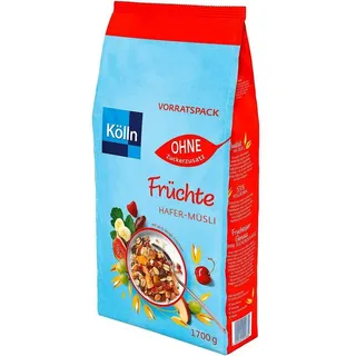 Kölln Früchte ohne Zuckerzusatz Müsli 1,7 kg, 1 St.