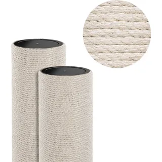 Happy Pet HAPPYPET Sisalstamm für Kratzbaum Ø 18 cm - 40/50/60/80 cm, Dickes Sisal, Massiver Ersatz-Stamm Säule für Katzenbaum, M10 Gewinde, Ersatz Kratzstamm 40 CM