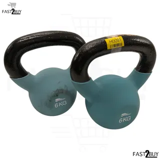 Crivit Kettlebell Gusseisen 6 kg blau