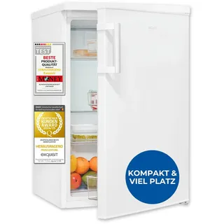 Exquisit KS16-V-H-010C Kühlschrank (133 l, 845 mm hoch, Weiß)