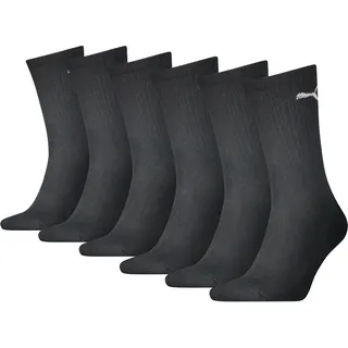 Puma Sportsocken Regular Crew Socken Sport 6-Pack schwarz 43-46