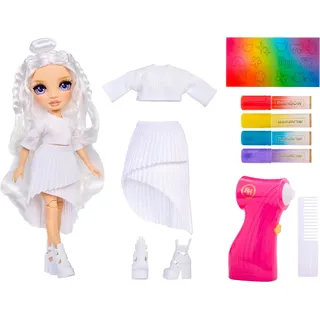 MGA Entertainment Rainbow High Air Brush & Create Fashion Dolls - Purple Eyes