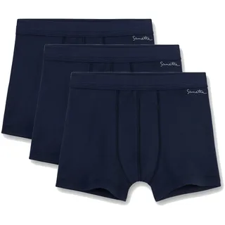 Sanetta Jungen Shorts 3er Pack - Pant, Unterhose, Organic Cotton Blau 176