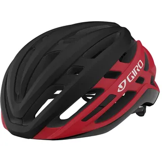 51-55 cm Matte Black/Bright Red