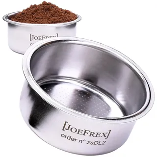 Sieb für Delonghi Dedica - 2 TassenDoppel-Sieb 14g - 51mm Filterkorb - Edelstahlsieb Siebträger zur Delonghi Dedica Serie - Qualitäts Espressozubehör