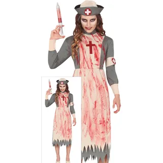 Fiestas Guirca Zombie-Krankenschwester Kostüm Damen XL (44-46)