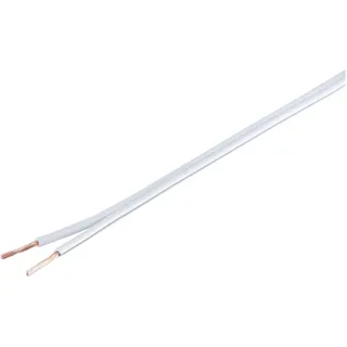 S-Conn Lautsprecherkabel 2 x 4mm2 weiß, 50m