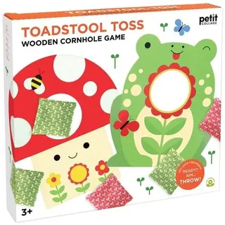 Abrams & Chronicle Toadstool Toss Wooden Cornhole Game