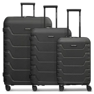 Smartbox Edition 01 THE THREE SET 4 Rollen Kofferset 3-teilig black