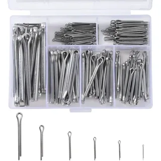 230-teiliges Edelstahl-splinten-sortiment M1 M2 M2,5 M3 M4 M5 Mit Aufbewahrungsbox