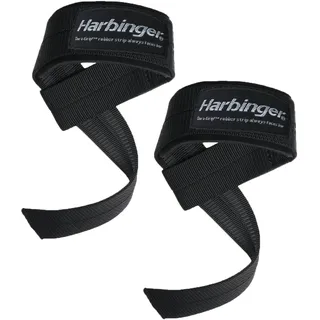 Harbinger "Big Grip" Non-Slip Padded Lifting Strap - Einheitsgröße, Schwarz