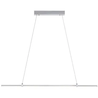 SellTec LED Pendelleuchte LED Pendellampe PIN SLIM, höhenverstellbar, ausziehbar, 2xLED/ 11.5Watt, warmweiß, ausziehbar höhenverstellbar, schlankes Design silberfarben