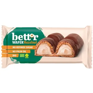 bett'r Bett’r Waffelriegel mit Haselnusscreme-Füllung bio