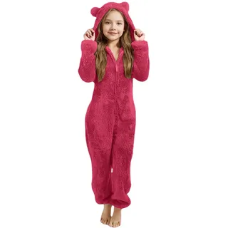 Jumpsuit mädchen,Onesie,teddyjacke mädchen,Pyjama,kuschelanzug,Fleece Schlafanzug,kuschelig,Schlafoverall Kinder,Jumpsuit,Schlafanzug Einteiler,Onesie Kinder,Fleece Overall,Anzug,Einteiler,Herbst