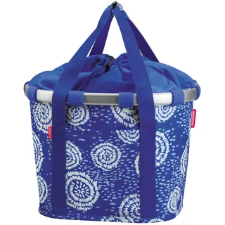 KLICKfix Bikebasket batik strong blue