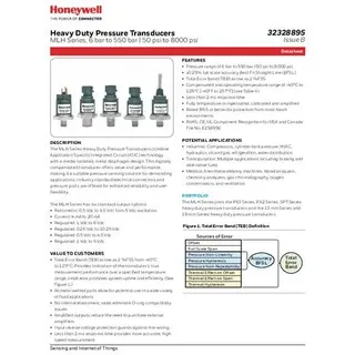 Honeywell SPS MLH016BSCDJ1302 Drucksensor 1St.