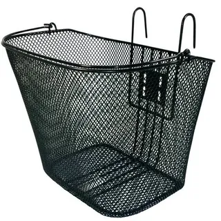 Fahrradkorb Lenkerkorb Tragekorb Korb vorne Montage engmaschig schwarz 15l