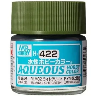 MR. HOBBY H-422 Aqueous Hobby Color (10 ml) RLM82 Light Green