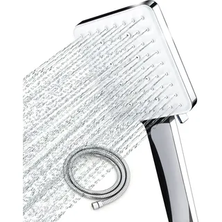 Newentor Duschkopf mit Schlauch, Duschbrause mit Schlauch 1,5M, Duschschlauch mit Duschkopf, Handbrause Duschkopf Regendusche mit... 6 Strahlarten