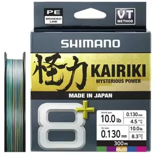 Shimano Fishing Shimano Line Kairiki 8+ - 300m 0.13mm 9.1kg Multi C.