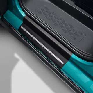 Volkswagen ID.Buzz Schutzfolie Einstiegsleiste 4-teilig schwarz/silber 1T3071310