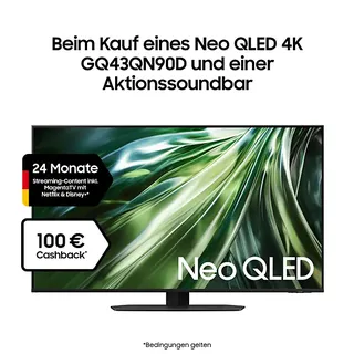 GQ43QN90D 43" Neo QLED 4K Smart TV QN90D