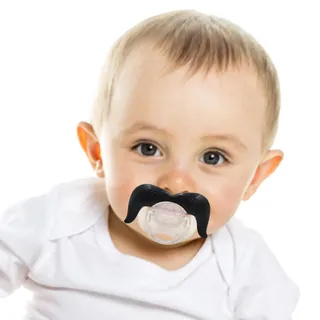 Lustiger Schnuller Für Babys – Schnuller Aus Lebensmittelechtem Silikon, Süßer Lippenschnuller, Tragbares Weiches Zahnungswerkzeug Mit Hitzebeständigem Und BPA-freiem Design | -Für Klein