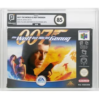 James Bond 007 Die Welt ist nicht genug Pixel 85 NiB Qualified *Nintendo N64 NEU