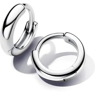 Pandora Creolen Runde Huggie-Kreolen-Ohrringe Silber 293286C00 onesize