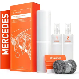 Luxshield Auto Einstiegsleisten Schutz für Mercedes Benz GLB X247 I 2019-2025 - Schutzfolie Autotür Zubehör Zierleisten Lackschutzfolie Transparent