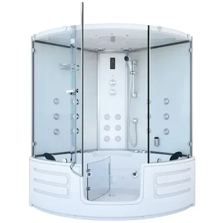 AcquaVapore Dampfdusche Whirlpool Dusche Duschkabine K70-WS-EH-EC 150x150cm 2K Scheiben Versiegelung