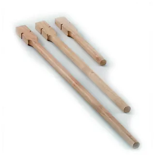 Nobby Holzsitzstange Buche 30cm Vogelsitzstange 2 Stück Ø10- 12mm Sitzstange oval