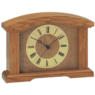 AMS Funk Tischuhr, Holz, Mehrfarbig, 33 x 27 x 15 cm